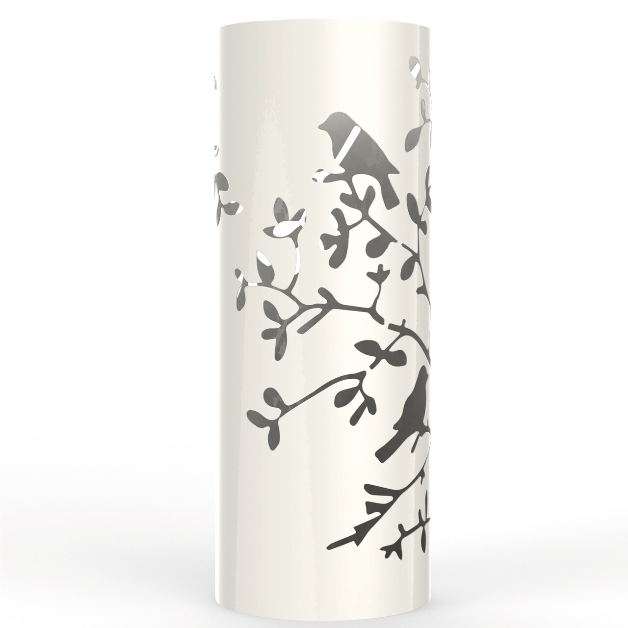 Mango Steam Round Song Bird Spiral Umbrella Stand, 21.75" Tall